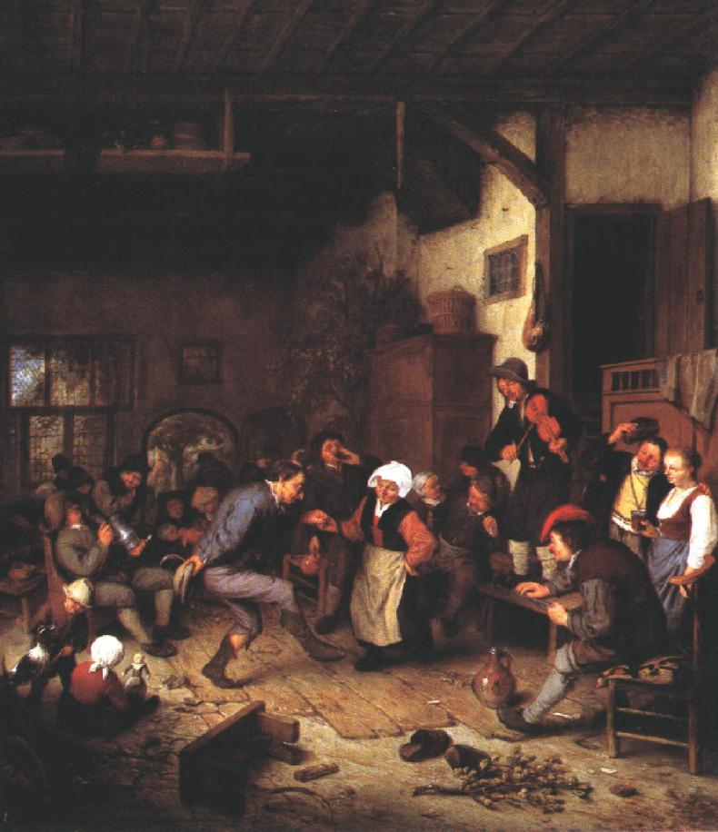 OSTADE, Adriaen Jansz. van Merrymakers in an Inn ag